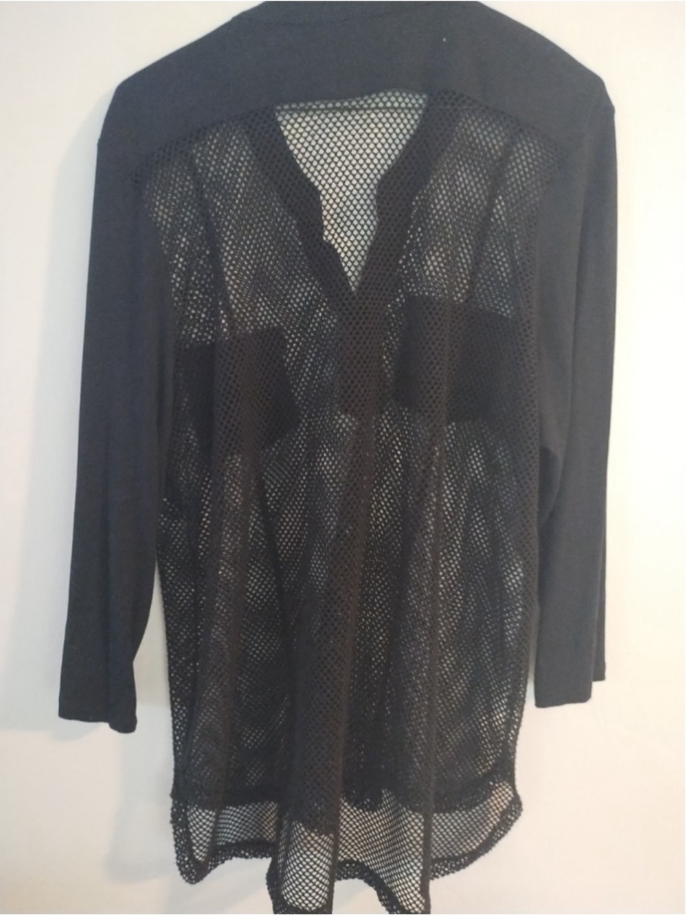 Black Sheer Shirt - Picture 3 of 7